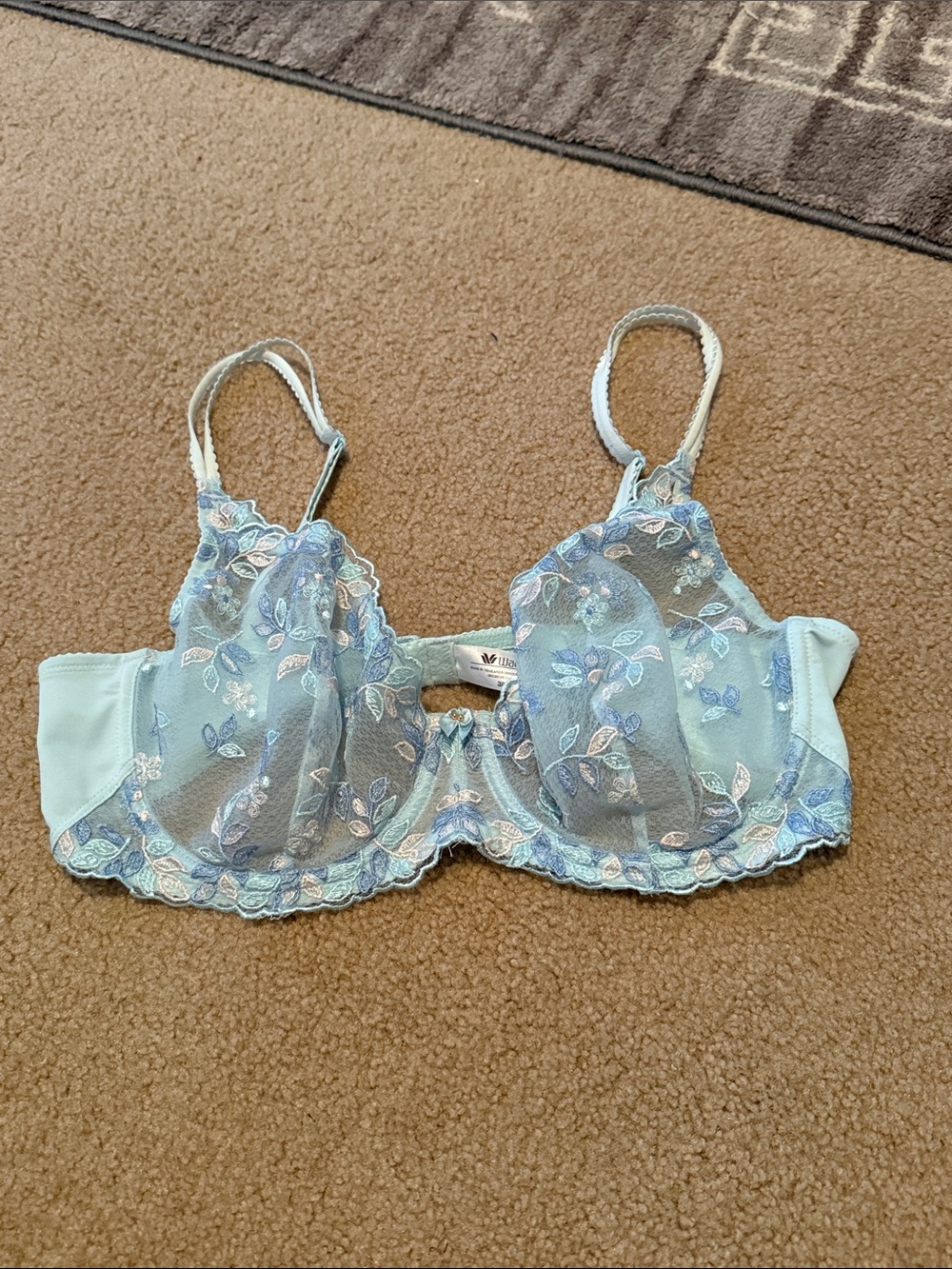 Wacoal Floral Lace Unlined Bra